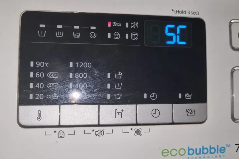 Ошибка 5C на стиральной машине Samsung Ошибка 5C на стиральной машине Samsung