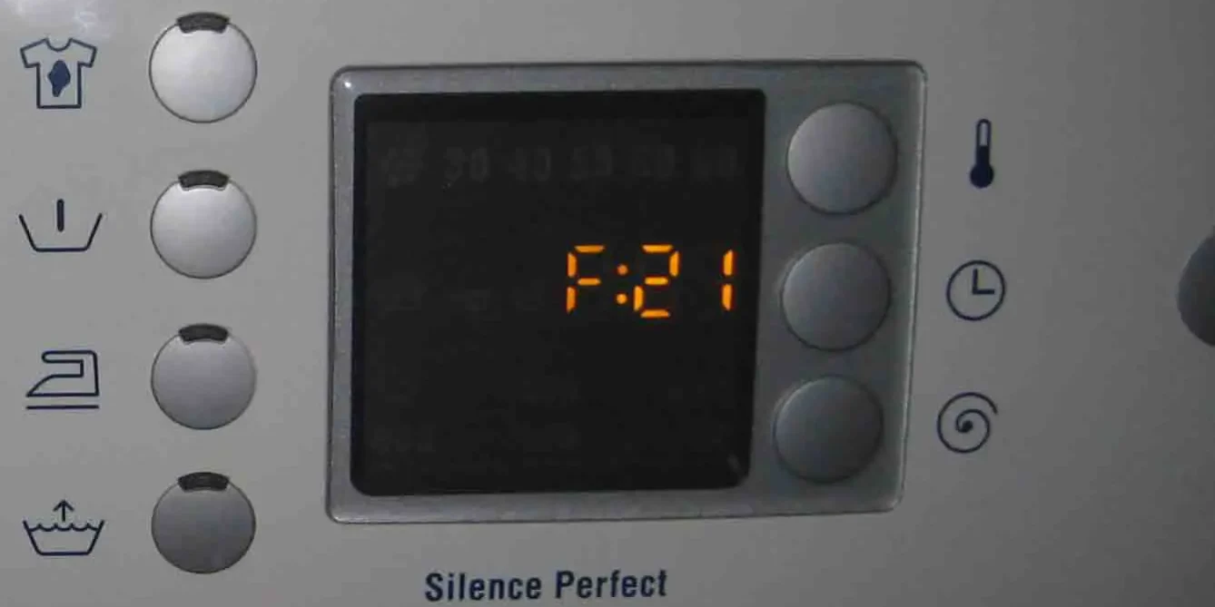 Ошибка F21 в стиральной машине Ошибка F21 в стиральной машине