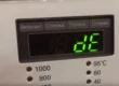 Ошибки dE, dE1 и dE2 в стиральной машине