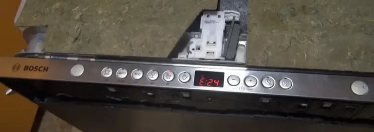 Ошибка E24 в посудомоечной машине Ошибка E24 в посудомоечной машине