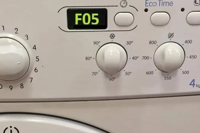 Ошибка F05 (F5) в стиральной машине Indesit Ошибка F05 (F5) в стиральной машине Indesit
