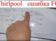 Ошибка F06 в стиральной машине Whirlpool